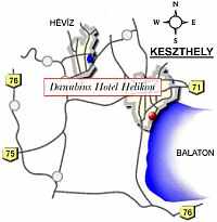 Hotel Helikon Keszhely - Térkép - Balaton Hotel Helikon Keszhely - Térkép - Balaton