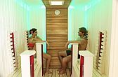  4* Barack Thermal és Wellness Hotel infraszaunája Tiszakécskén